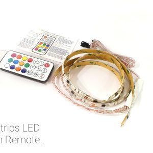 2 Strip LED With Remote & App