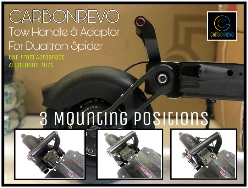 Carbonrevo Tow Handle & Adaptor for Dualtron Spider