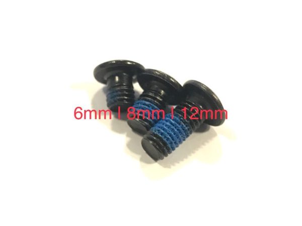 Low Profile Head Screws with Thread Lock